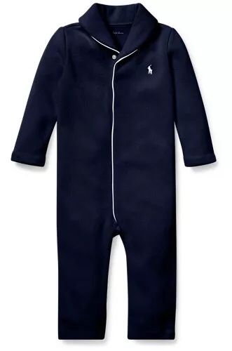 Macaquinho Infantil Azul Polo (menino) - 9 meses