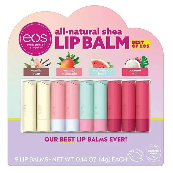 Pack EOS Lip Balm 9 unidades