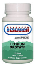 Lithium Orotate 120 mg- 200 capsulas