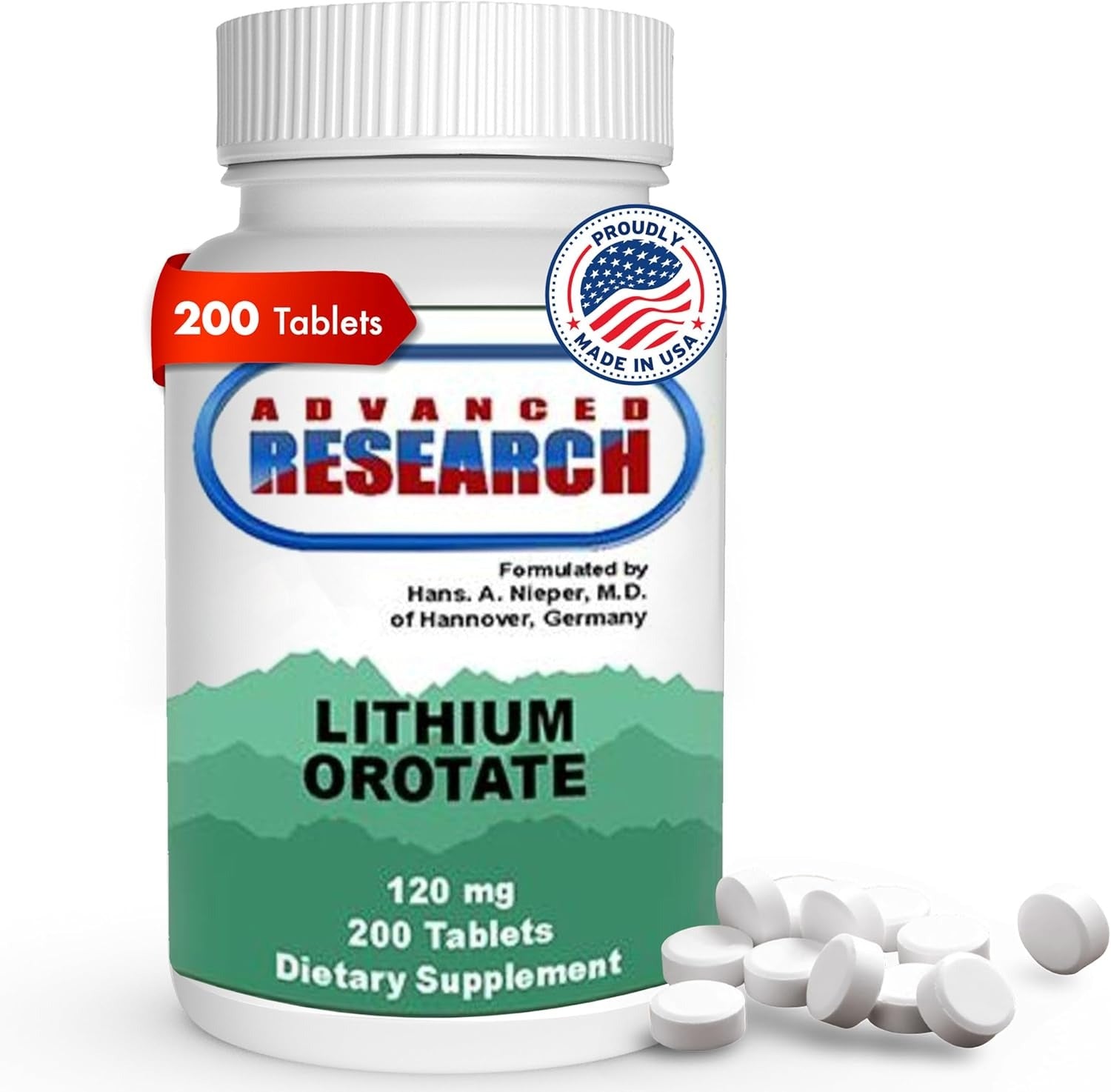 ADVANCED RESEARCH - Lithium Orotate 200 caps