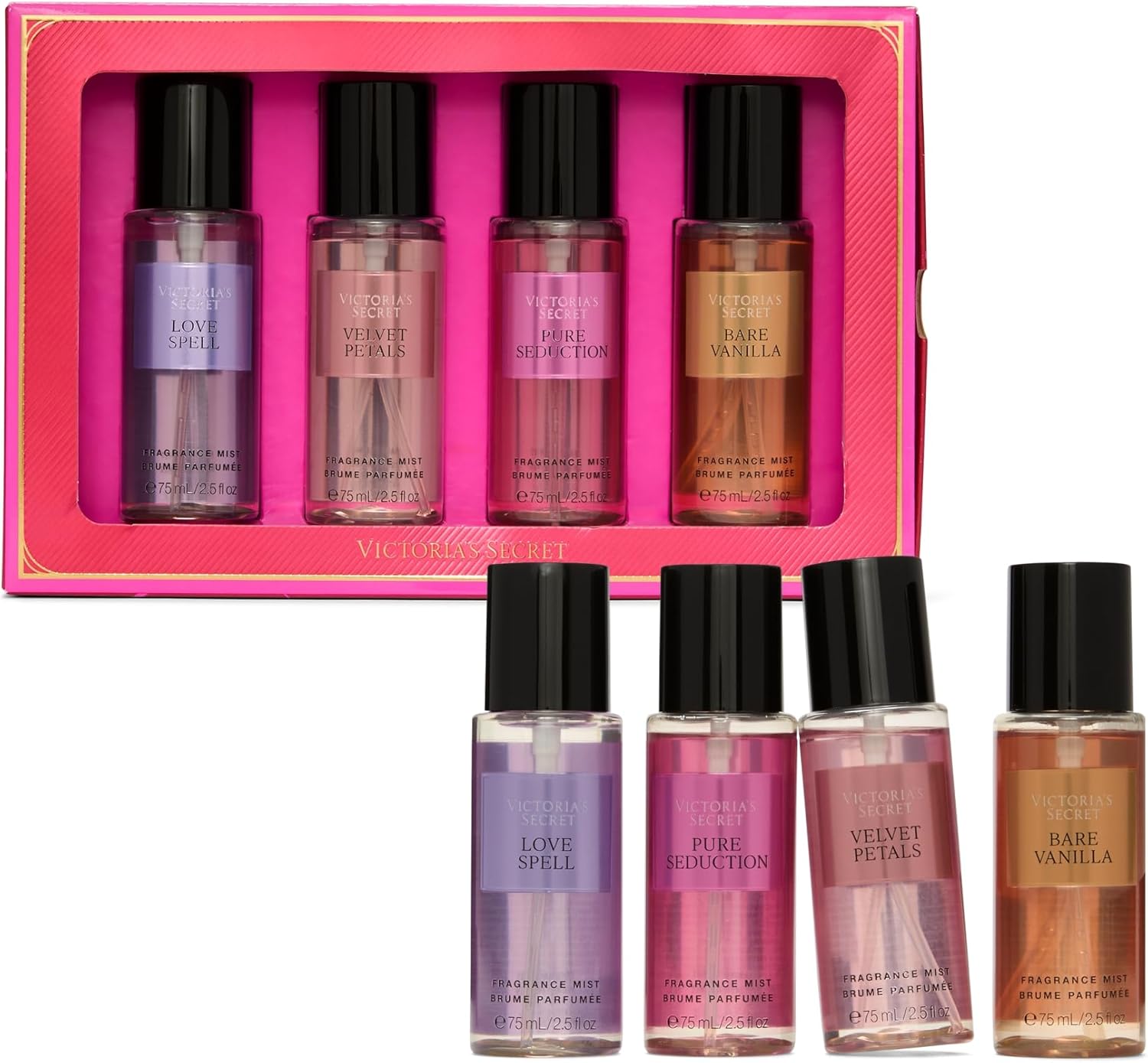 Kit Victoria's Secret - Fragrance Mist Brume Parfumée 75ml