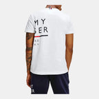Camiseta Masculina TOMMY Hilfifiger Wrap Around Graphic Tee Branca M